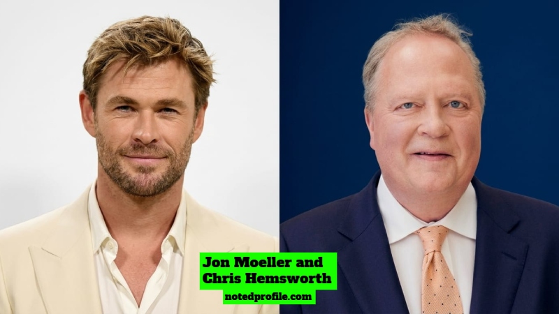 Jon Moeller and Chris Hemsworth