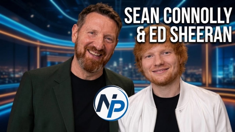Sean Connolly and Ed Sheeran