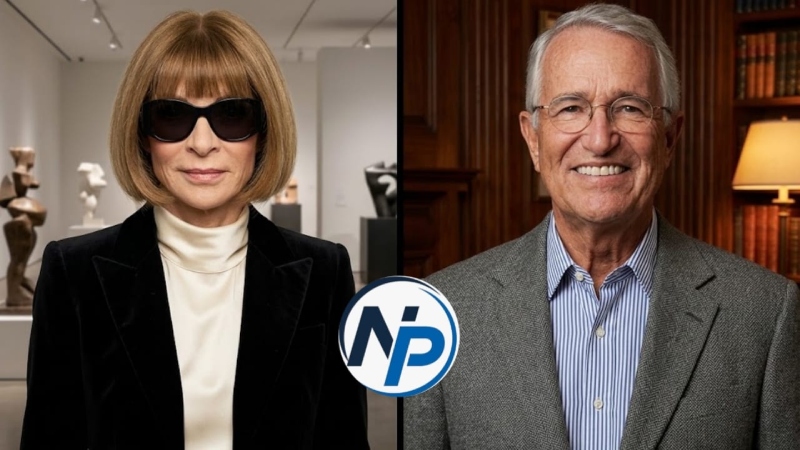 Anna Wintour and Ricardo Salinas