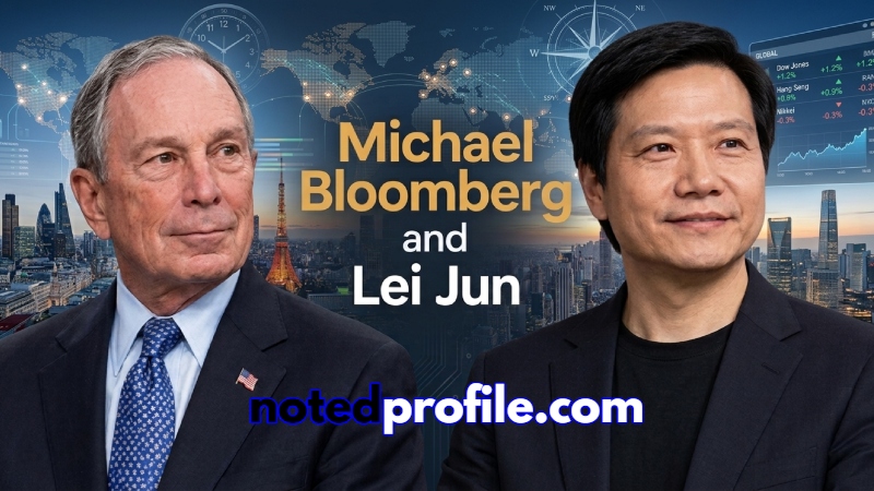 Michael Bloomberg and Lei Jun